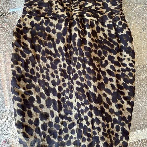 ISABEL MARANT ÉTOILE COLEEN GATHERED LEOPARD PRINT SKIRT. NEW - Picture 7 of 11